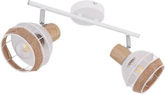 Globo Lighting Foco De Techo Doble Blanco 2x E27