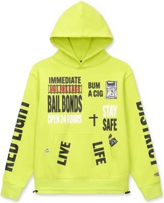 Rta Jordon Underground Graphic Hoodie in Neon Underground at Nordstrom Rack, Size X-Small