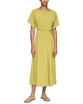 Lafayette 148 New York Butterfly Sleeve Midi Dress