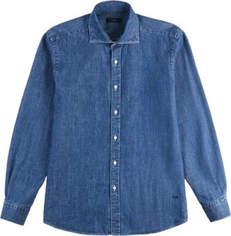 Fay Camicia con colletto alla francese - Blu