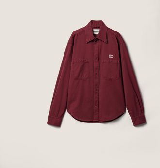 Miu Miu Light denim shirt