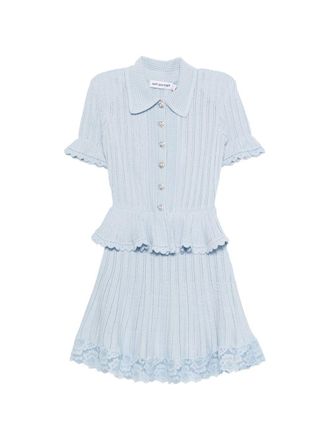 Self Portrait Zelfportret Peplum Mini-jurk