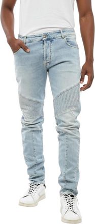 Balmain Light Blue Mid Rise Jeans