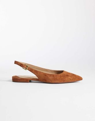 Ralph Lauren Scarpe con cinturino posteriore marrone