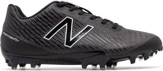 New Balance Womens New Balance Burn X Low WBURNXLB Black White Lacrosse Cleats UWU943