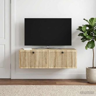 vidaXL Vidaxl Mobile Porta Tv Da Muro Rovere Sonoma 98 X 41 X 30 Cm