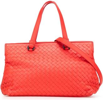 Bottega Veneta Pre-owned Bottega Veneta Nappa Intrecciato Satchel B05287623N