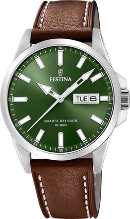 Festina F20358-5 Mens Classic Watch - Silver - One Size