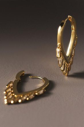Nadri Sunny Small Shaky Hoop Earrings