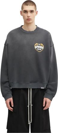 Represent Represent, Hoodies & sweatvesten, Heren, Grijs, XL, Katoen, Angel Border Sweatshirt