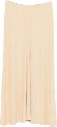 Toteme Beige Solid Maxi Skirt