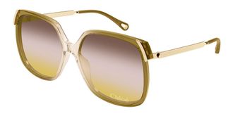 Chloé CH0286S 008 Womens Sunglasses Brown Size 60