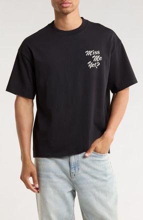 PacSun Miss Me Cotton Graphic T-Shirt in Black at Nordstrom, Size X-Large