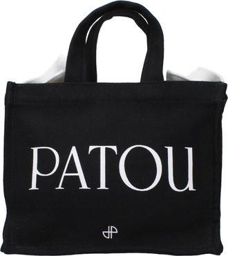 Jean Patou Patou Zwarte Katoenen Handtas