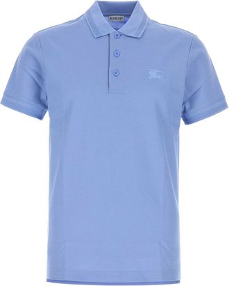 Burberry Cerulean Blue Piquet Polo Shirt