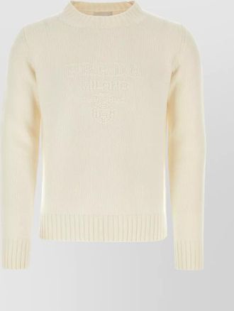 Prada ribbed wool cashmere sweater