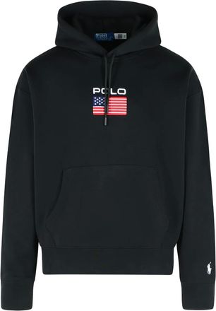 Polo Ralph Lauren Felpa con cappuccio e logo - Nero