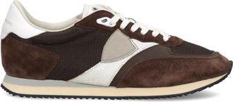 Philippe Model Blville Running - Heren - Sneakers - Bruin - 47 EU - Katoen - Schoenen