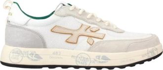 Premiata Low-Top Sneakers - Heren - Sneakers - Grijs - 41 EU - Leer - Schoenen