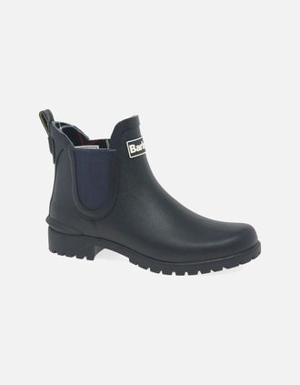 Barbour Womens Wilton Womens Wellington Ankle Boots - Black - Size: 7