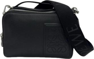 Loewe Pre-owned Schoudertas - Dames - Vintage Schoudertas - Zwart - ONE Size - Leer - Vintage