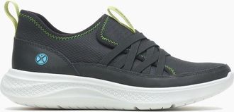 Hush Puppies Womens Hush Puppies ELEVATE STEP IN Ladies Trainers Black - Size: 5