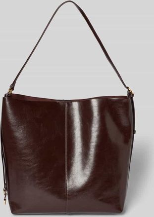 Mango Handtasche mit Tragehenkel Modell antonia in Dunkelbraun, Größe 1