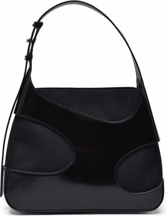 Ferragamo Cut Out Shoulder Bag - Black