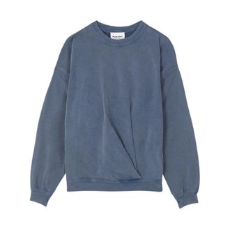 Isabel Marant Sauria Isabel Sweatshirt - Dames - Sweatshirts - Blauw - 2XS - Katoen - Hoodies & sweatvesten