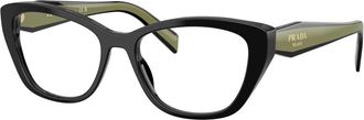 Prada Glasses, unisex, Green, Size: 53 MM 0PR 19Wv
