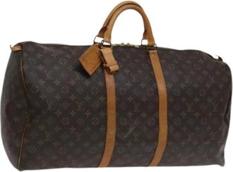 Louis Vuitton Vintage, unisex, Bruin, ONE Size, Pre-owned Weekendtas