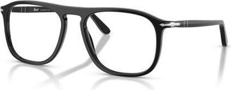 Persol 54mm Square optical glasses in Black at Nordstrom