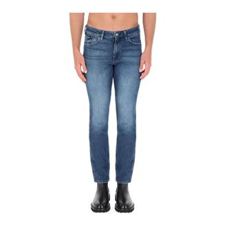 HUGO BOSS Heren, Jeans, Blauw, Maat: W33 L32 Katoen