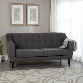 Seconique Ashley 3 Seater Sofa in Dark Grey