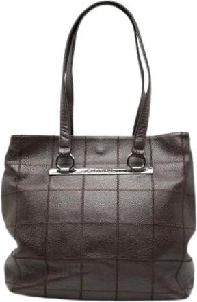 Chanel Pre-owned Tote Bags, female, Brown, Size: ONE SIZE Pre-owned Vintage Tote Bag