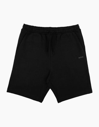 HUGO BOSS Mens Hugo Boss Headlo Cotton Branded Shorts Black 001 - Size: 35/34/32
