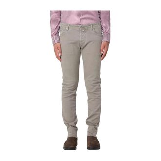 Jacob Cohen Bobby Slim-fit Pantaloni - - Trousers - Uomo - Grigio - W33