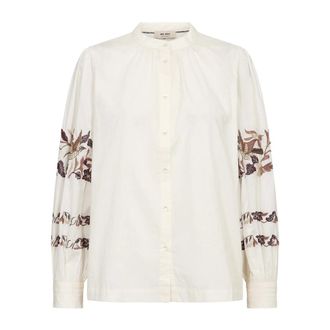 Mos Mosh MOS Mosh, Overhemden, Dames, Beige, XL, Shirts