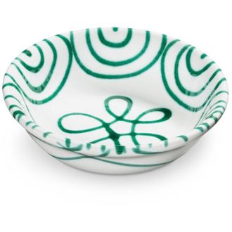 Gmundner Keramik Gmundner Keramik - Gmundner Cer&aacute;mica Verde Flameado, Cuenco Para Cereales Peque&ntilde;o (&oslash; 14cm)