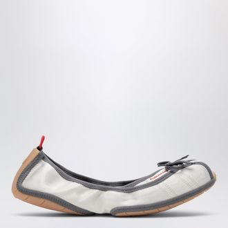 Balenciaga Ivory/grey Ballet sneakers in technical fabric