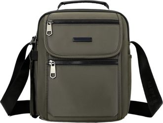 Generic Compatible For Mens Waterproof Single oulder Crossbody Bag(Khaki)