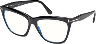 Tom Ford Ft 6064B 001 Optical Frame - Dames - Brillen - Zwart - 56 MM - Accessoires