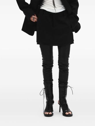 Ann Demeulemeester Minigonna Tepu - Nero