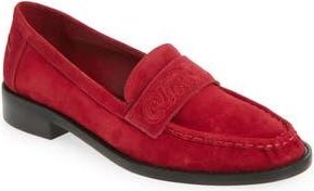 Cinq &agrave; Sept Gretta Amour Loafer in Bordeaux at Nordstrom Rack, Size 10.5Us / 40.5Eu