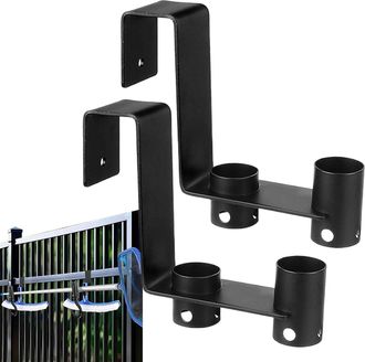 OEM Ganchos Para Toallas De Piscina, Juego De 2 Ganchos Met&aacute;licos Ajustables - Accesorios De Jard&iacute;n Para Nataci&oacute;n, Ba&ntilde;o Y Deportes Acu&aacute;ticos