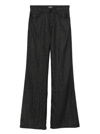 Dondup Black Pinstripe Jeans