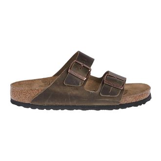 Birkenstock Sliders, male, Brown, Size: 10 US Arizona Sandals