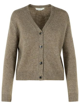 Lisa Yang Marionette Brown Silk Blend Cardigan