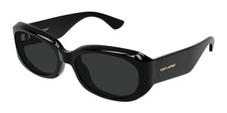 Saint Laurent SL 868/F Asian Fit 001 Womens Sunglasses Black Size 57 - Free RX Lenses - Free RX Lenses