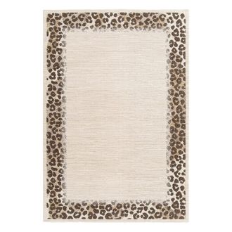 AFK Living Alfombra suave con dise&ntilde;o de leopardo 120 x 170 cm